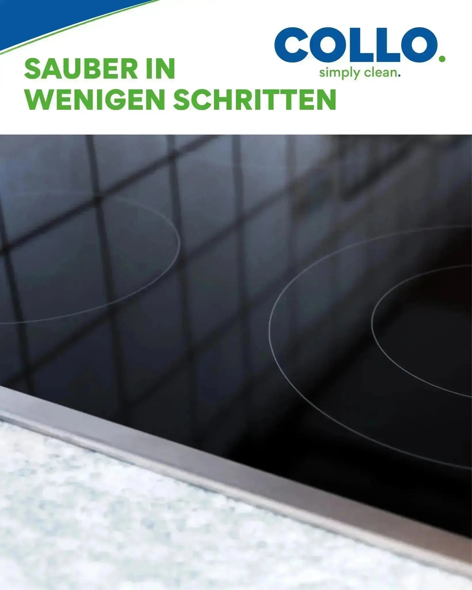 Starterpaket Küchenoberflächen – Das 6 - teilige Profi - Set für Reinigung, Pflege & Glanz - 0508 - COLLO. simply clean.